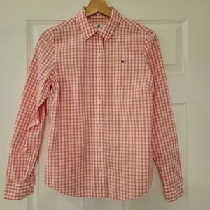 Vineyard Vines Woman Pink Cotton Shirt, Size 4
